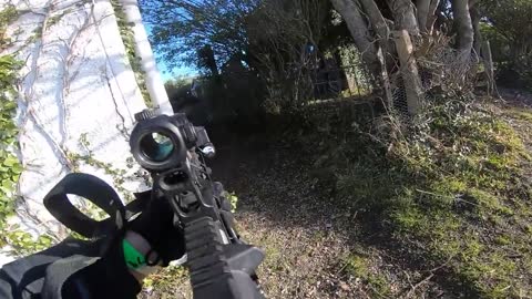 The Coolest 2 Ex British ARMY Soldiers VS 50 Airsoft Players!! (INTENSE CQB)