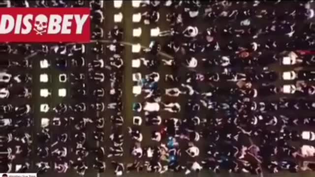 China don't use facemask, faceshield, no Social distancing.