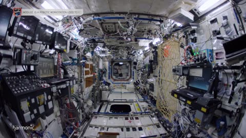 NASA space station FishEyes Fly Full HD vedio