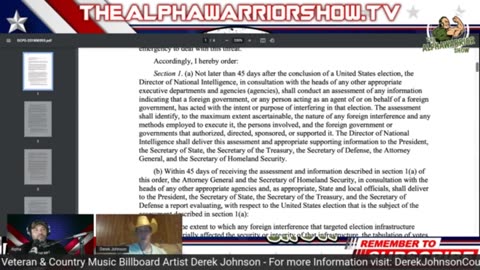 Trump Is President Covert Military Op - Intel With Veteran Derek Johnson