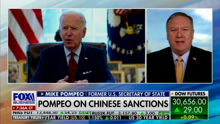 Maria Bartiromo And Mike Pompeo Discuss China Policy