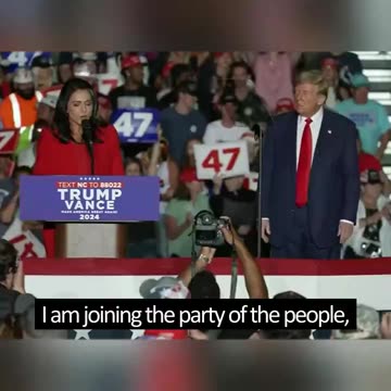 Tulsi Gabbard joins the Republican Party.