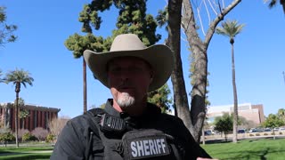 Pinal Sheriff Mark Lamb Briefly.