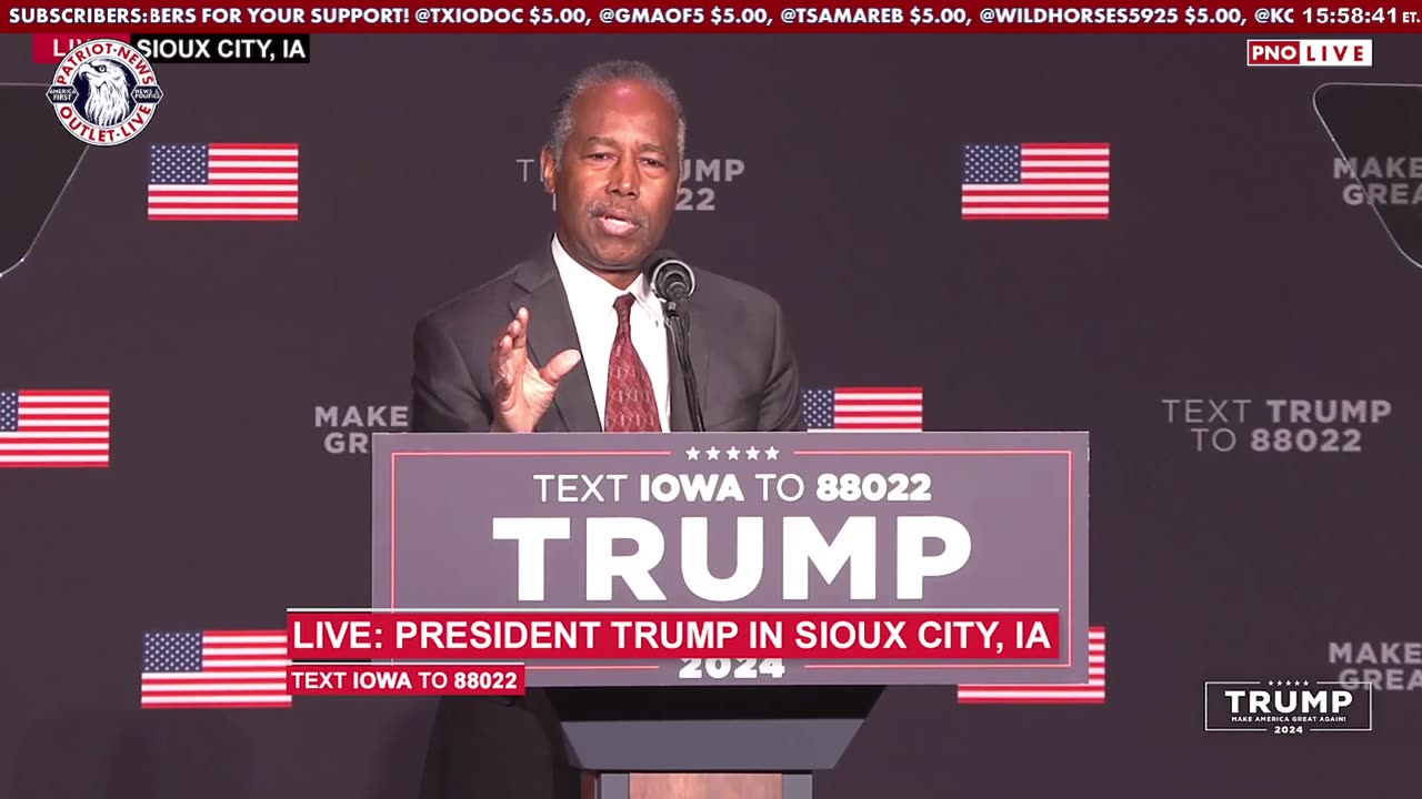 FULL SPEECH REPLAY: President Donald J. Trump to Deliver Remarks in Sioux City, Iowa | Live Today 4PM ET.