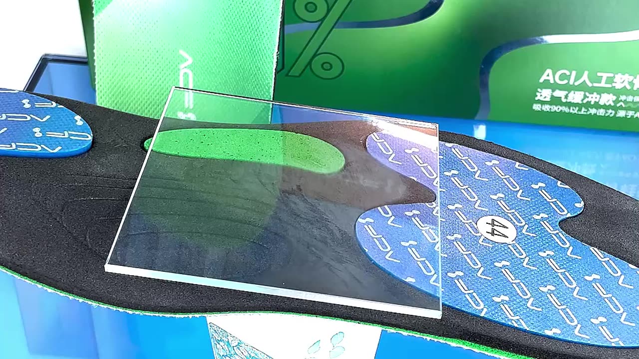 Specialized cushioning energy-absorbing breathable insoles