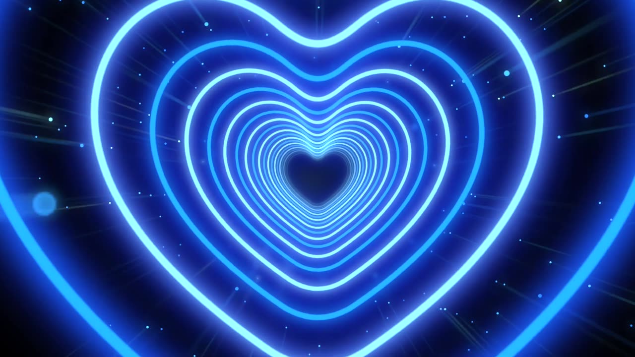 409. Heart Calming 💖💜💙 Color Changing Heart