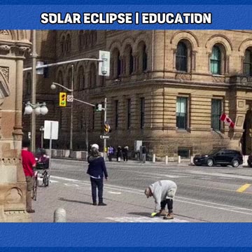 Justin Trudeau's Version of the Solar Eclipse