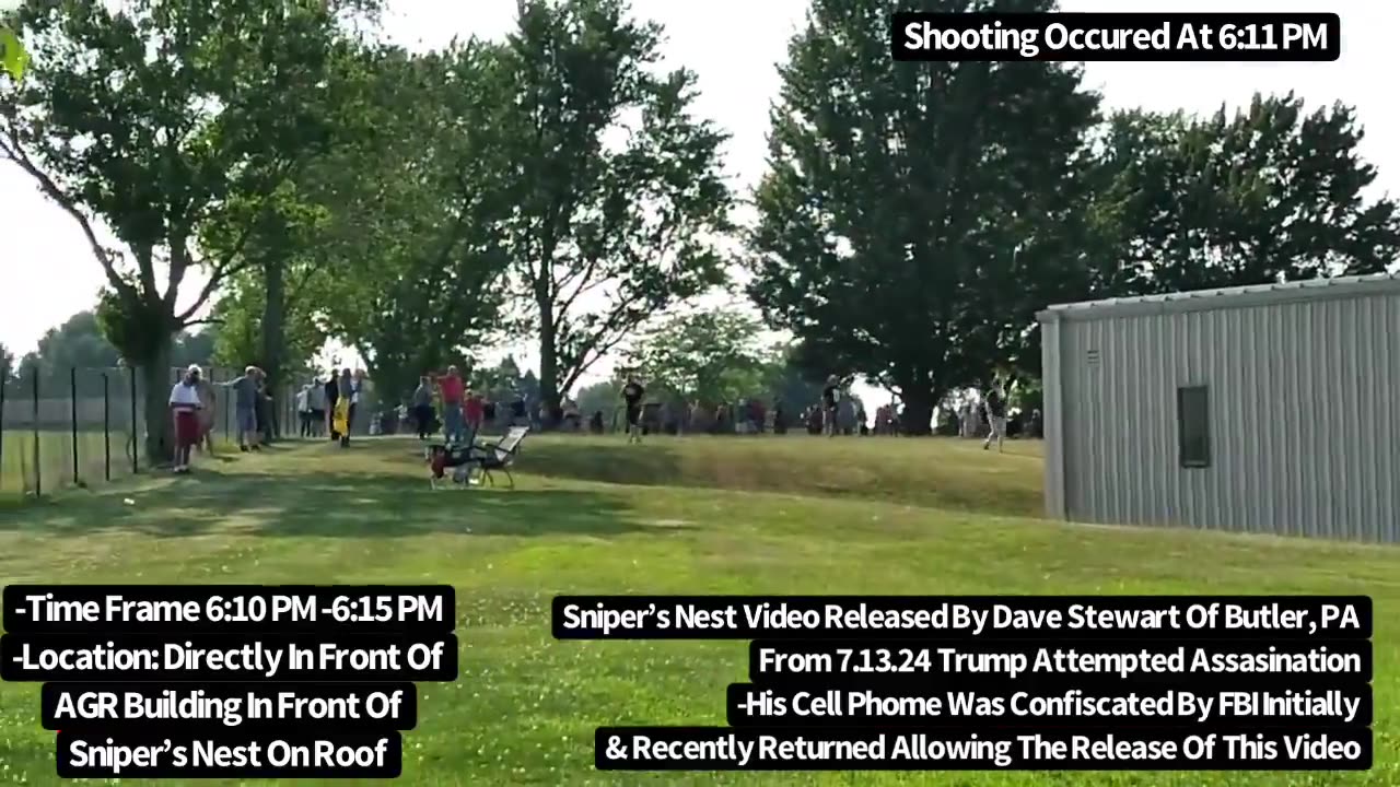 Sniper’s Nest Video Released [Trump Assassination Attempt]