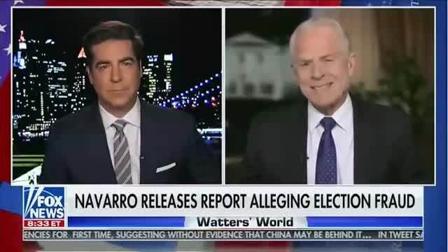 Applying previous rejection rate in GA alone wins state for Trump - Peter Navarro