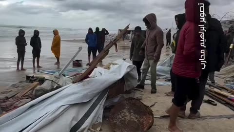 The displaced are left homeless and living in harsh conditions