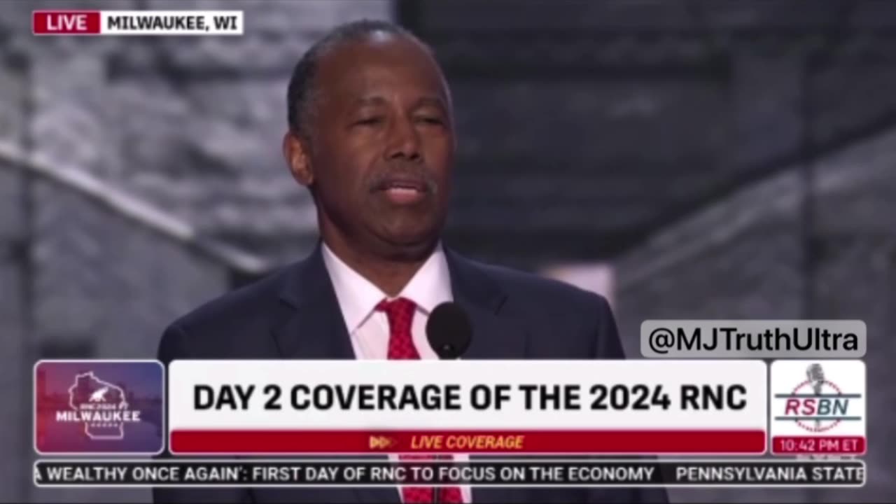 Trump said — I don’t care who it is, this is Ben Carson