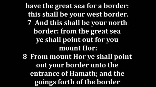 Numbers 34 King James version