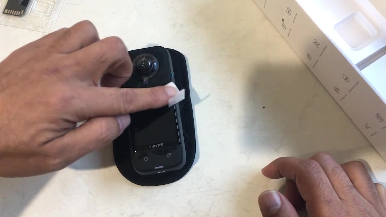 How to Apply a Screen Protector on the Insta360 X3