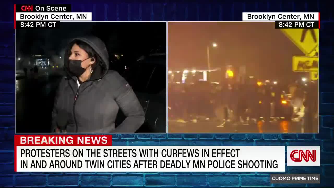 CNN in Brooklyn Center, MN - Man tells them on live tv what everyone knows.