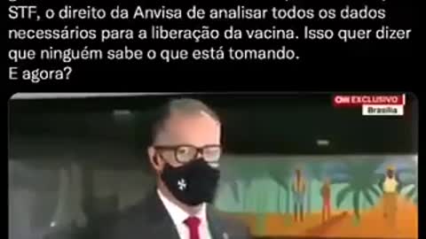 PRESIDENTE DA ANVISA ALERTA POPULAÇÃO DE RISCO GRAVE EM TOMAR VACINA