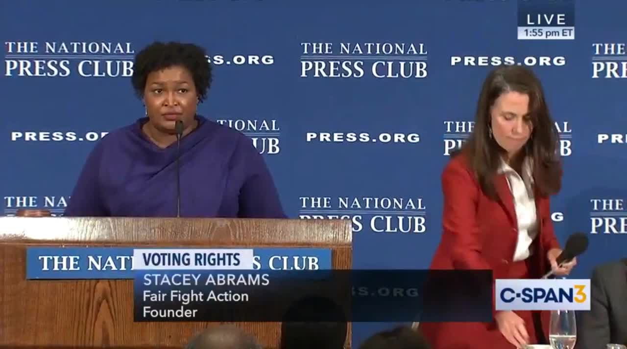 Georgia Democrat Stacey Abrams:‘The Electoral College Is Racist’
