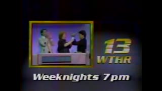 January 11, 1988 - 'Today' Bumper (Walter Payton Retires) & WTHR Promo for 'Yahtzee'