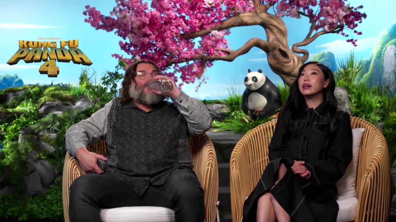 How Jack Black, Awkwafina prepared for 'Kung Fu Panda 4'