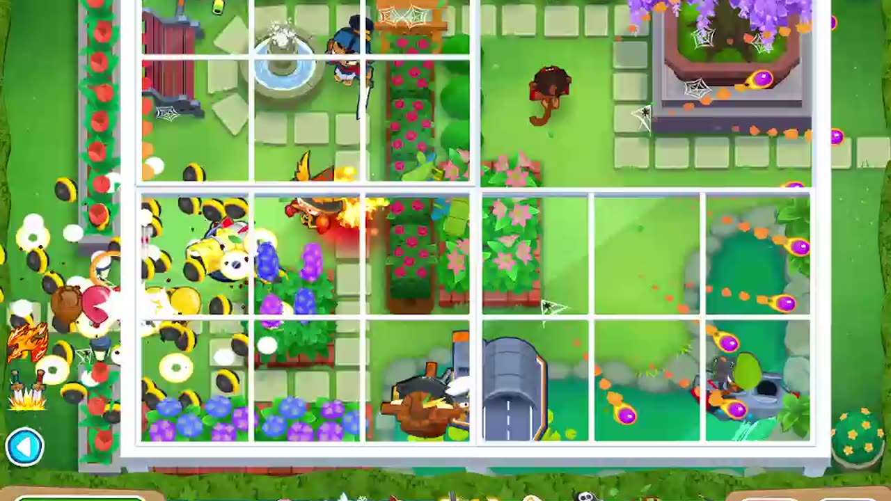 BTD6 covered garden map on hard mode