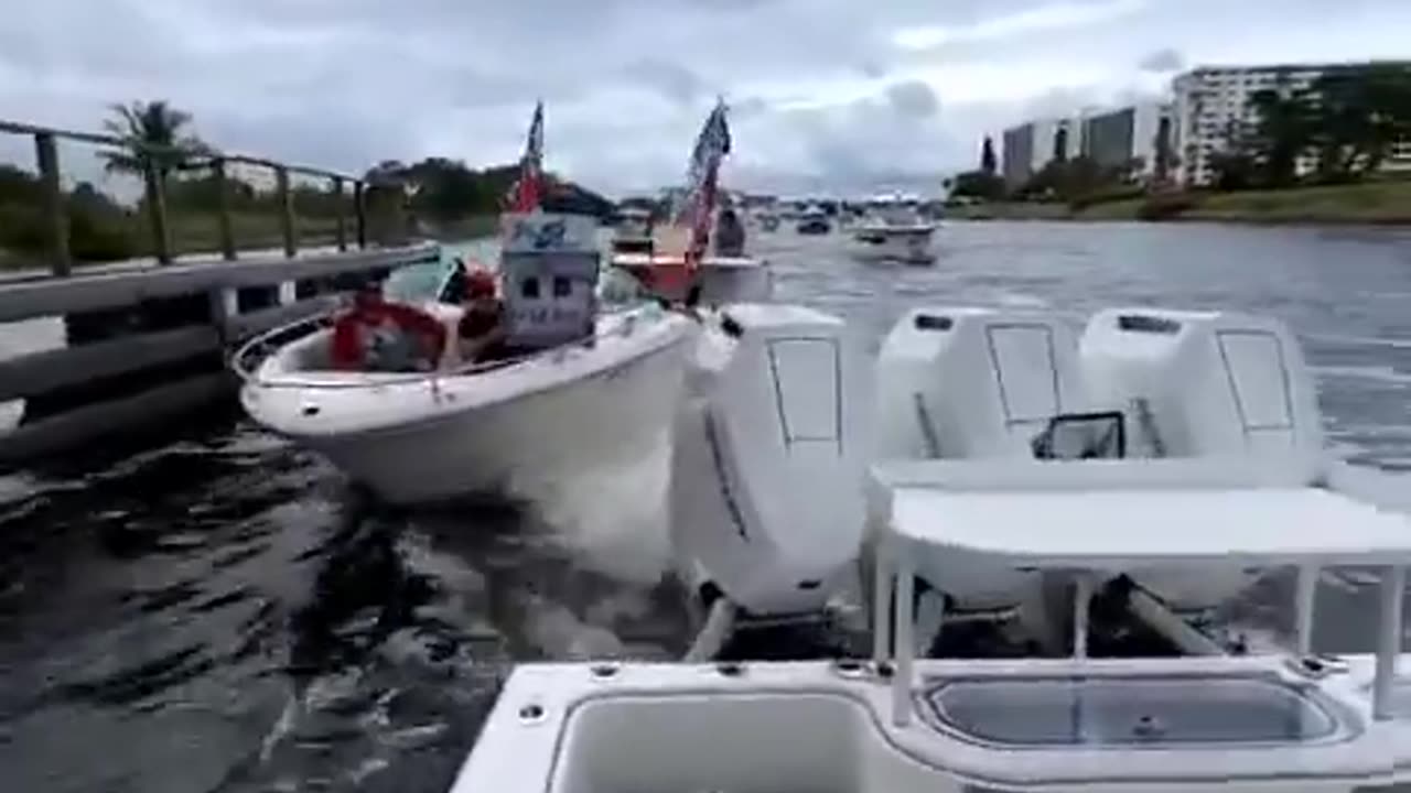 "Liberal Plants" Neo-Nazi Infiltrators Met With Water Attack At MAGA Boat Parade in Florida