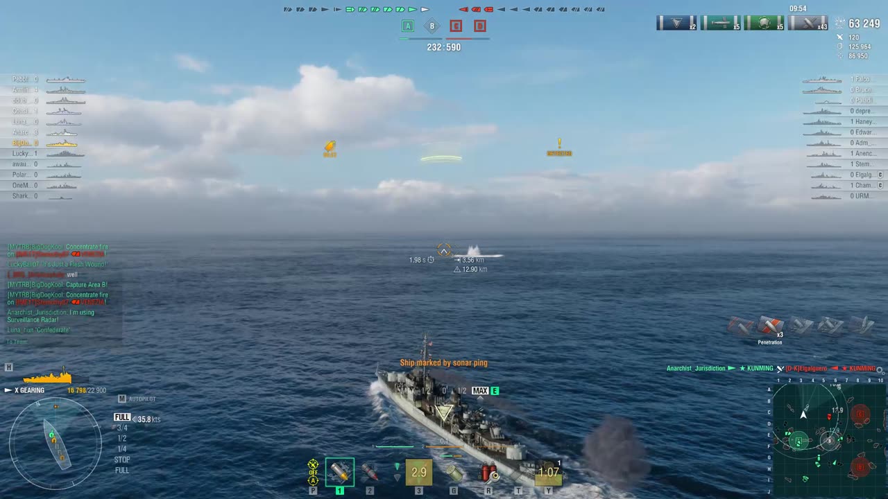 World of Warships in the Gearing