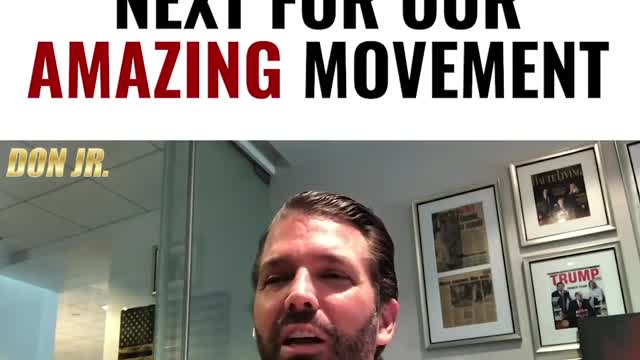 DT Jr - Sounds like an election is coming up, doesn't it?