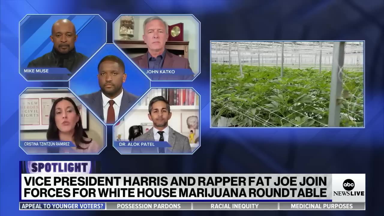 Vice President Harris Talks Marijuana Reform