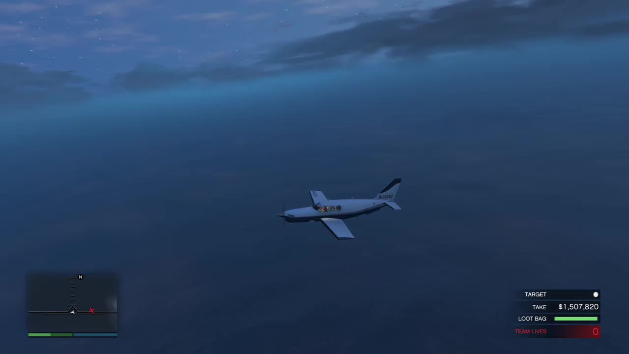Escaping Cayo Perico with over 1.5 million dollars
