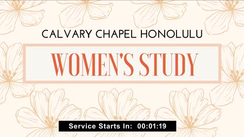 Calvary Chapel Honolulu Live Stream