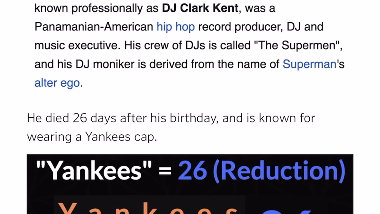 RIP DJ Clark Kent announced departed before Game 1 of World Series, Yankees @ Dodgers