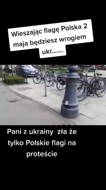 wieszając flagę Polska 2 maja będziesz wrogiem ukr