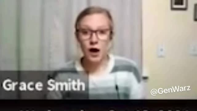 White Pill: 16 yr Old Grace Smith who was Arrested for Mask Noncompliance