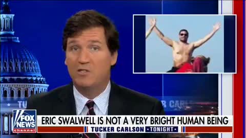 Tucker Carlson ROASTED "stupid" Eric Swalwell