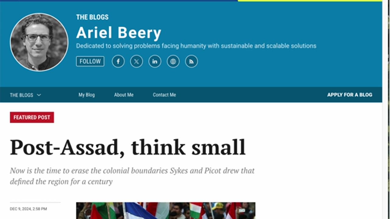 The Freedom Articles - The Balkanization of Syria Begins