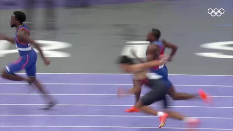 4x100m men relay Olympic final 2024