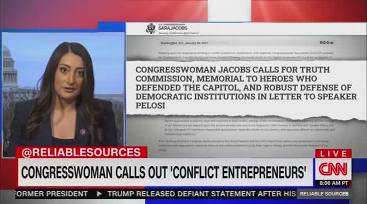 Sara Jacobs on "Reliable Sources"