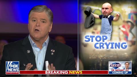 Hannity Goes Off On Fetterman! WATCH!!