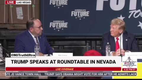 Goya CEO introduces Trump as the Former, CURRENT, and Future President of the United States