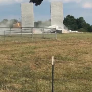 Demolition of Georgia Guidestones