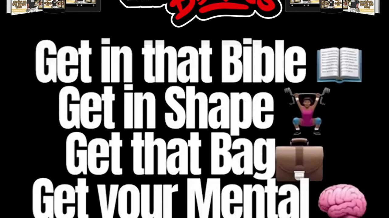 Get In That Bible📖 Get In Shape💪 Get That Bag💼