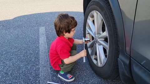 Little boy Mechanic