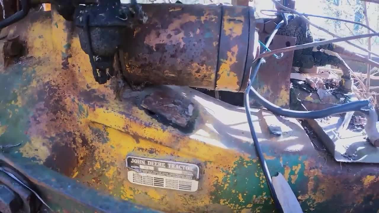 20 Years Abandoned for Type 40 Track-Type Bulldozer