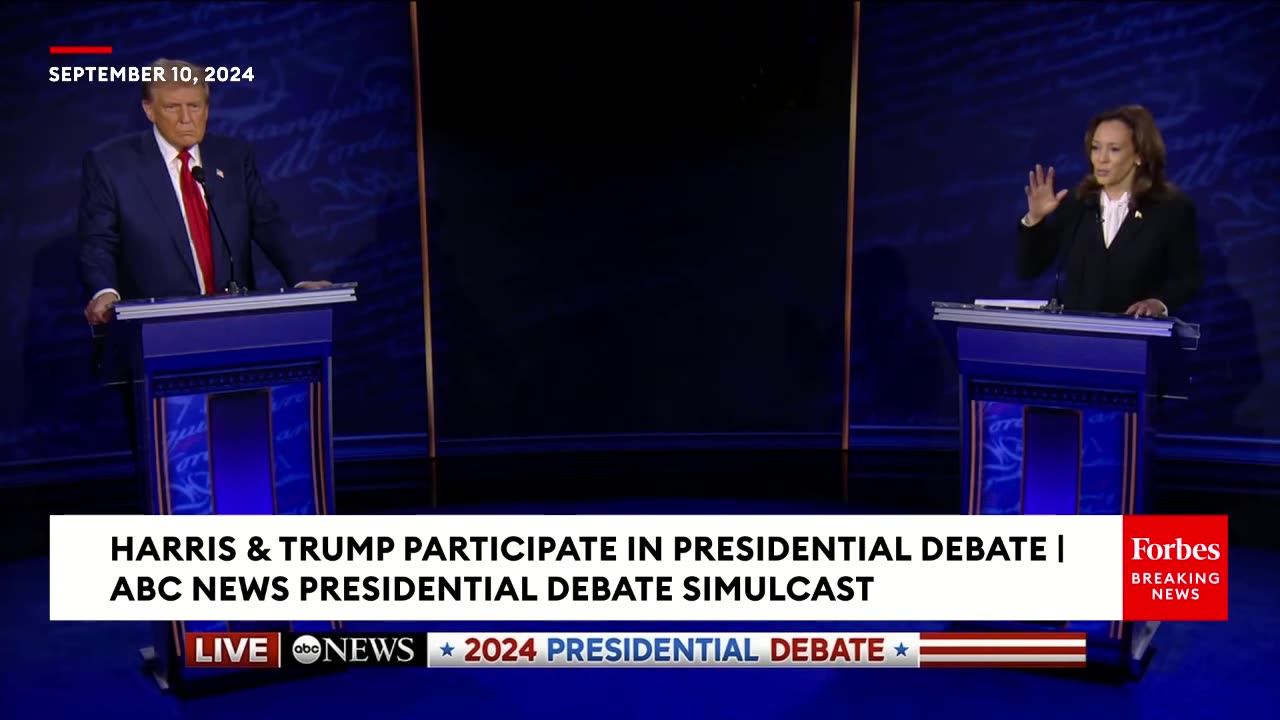 VIRAL MOMENT: Kamala Harris Goes On The Attack Against Donald Trump | Presidential Debate