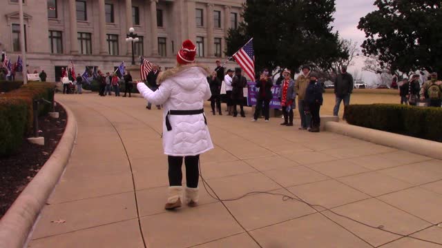 January 6th protest at the Arkansas State Capitol part 3