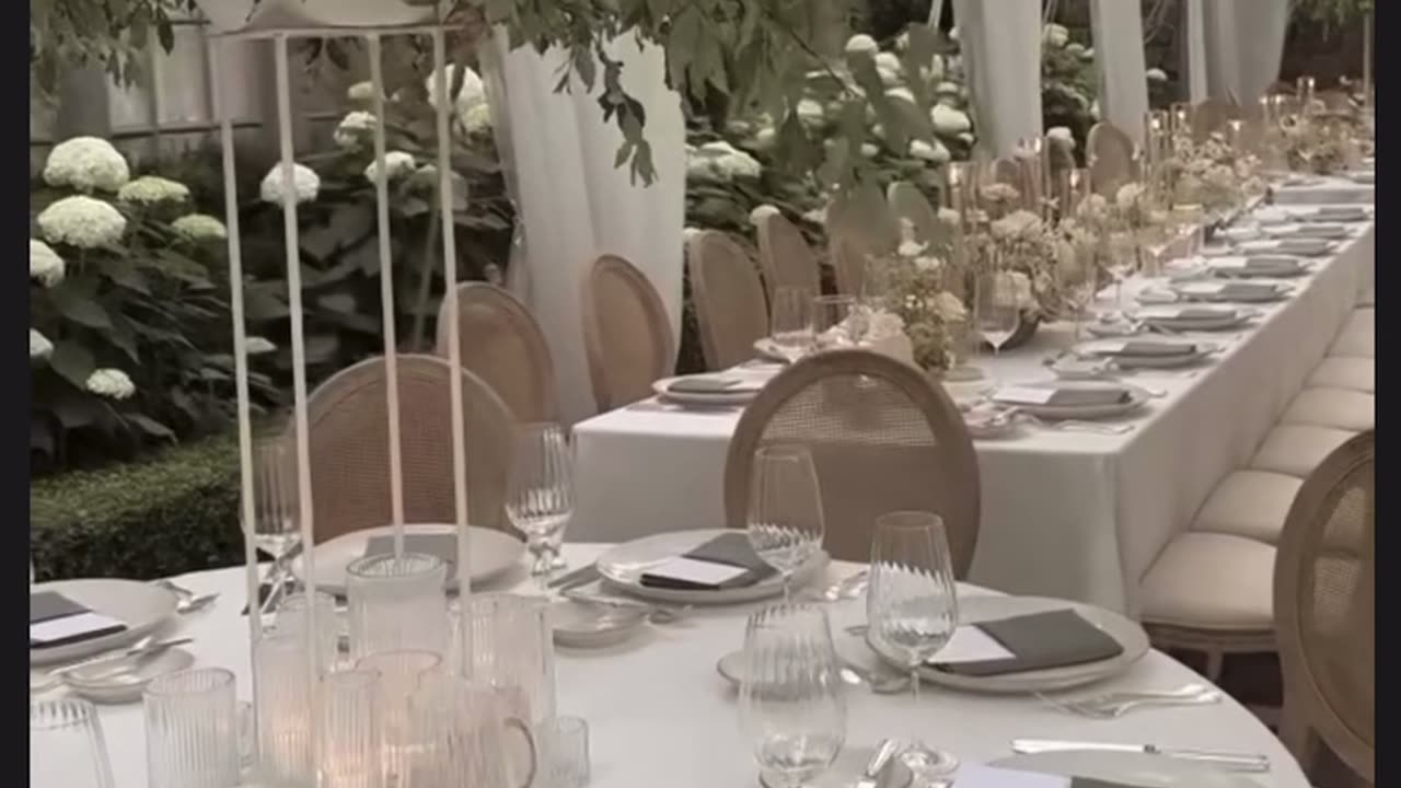 Beautiful And Awesome Wedding Dinning Decoration