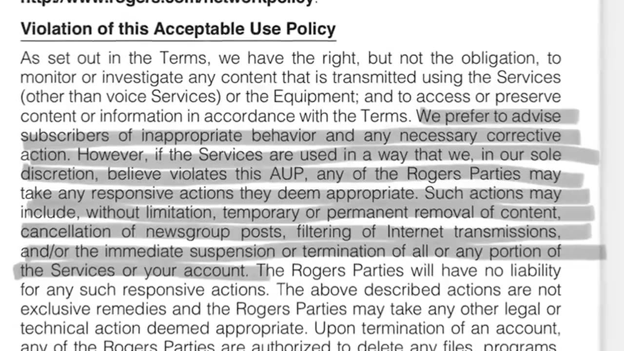 Roger’s has already integrated Trudeau’s new Dystopian Online Harms Bill in advance! This is insan