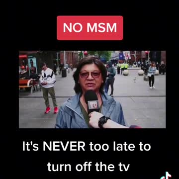 No Fake News - Do Not Watch Mainstream Media
