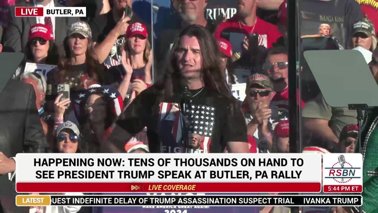 FULL SPEECH: Scott Presler Speak at the Historic Trump Rally in Butler, PA - 10/5/24