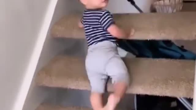 Cute baby funny video
