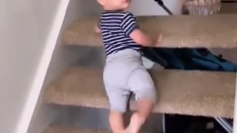 Cute baby funny video